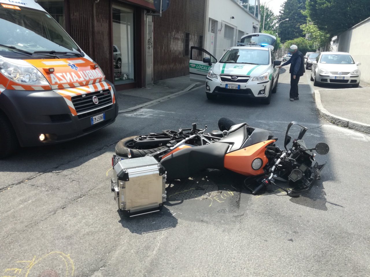 Ennesimo scontro all’incrocio maledetto FOTO