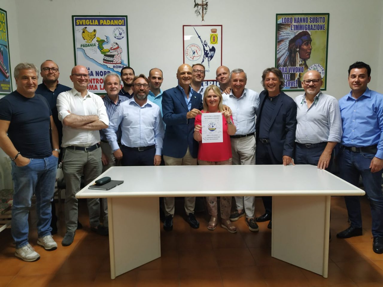 I sindaci leghisti sottoscrivono il patto per la Brianza