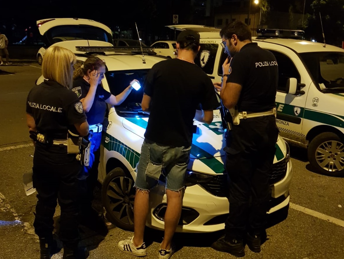 Sicurezza: raffica di controlli della Polizia locale a Monza