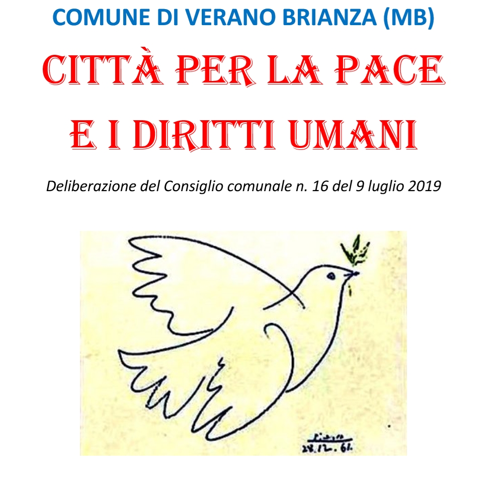 Verano diventa  città per la pace e i diritti umani