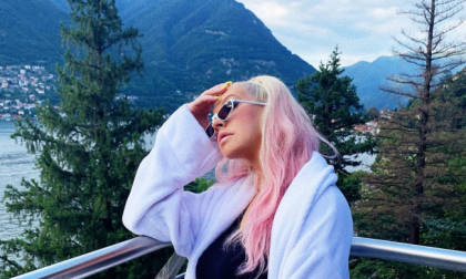 Christina Aguilera si rilassa sul Lago. Tanti volti noti anche in Valtellina FOTO