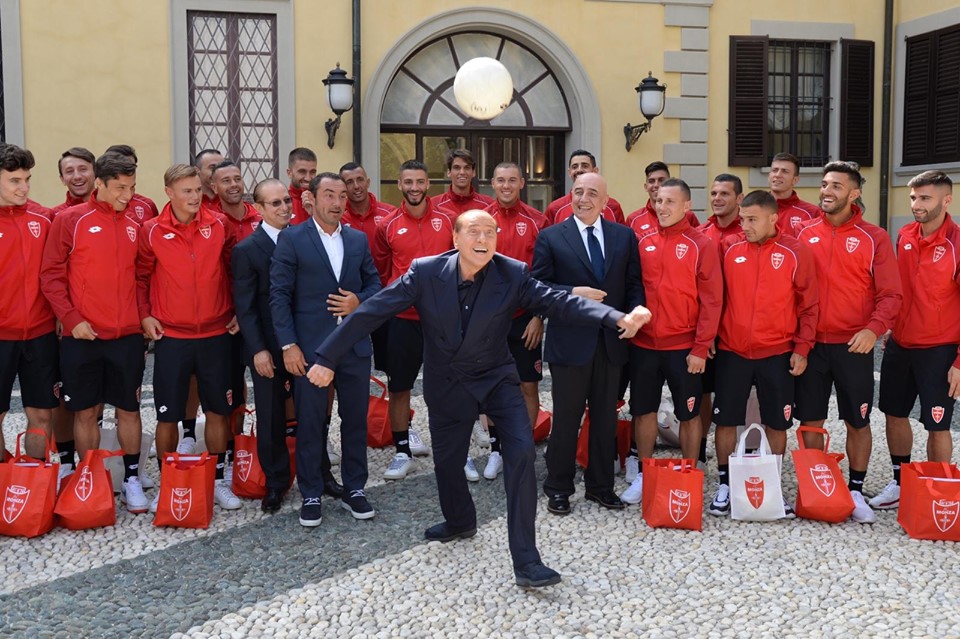Silvio Berlusconi tiene a battesimo il nuovo Monza