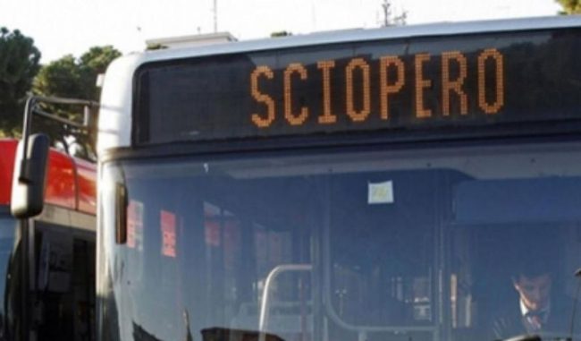 Mercoledì 24 luglio sciopero del trasporto pubblico