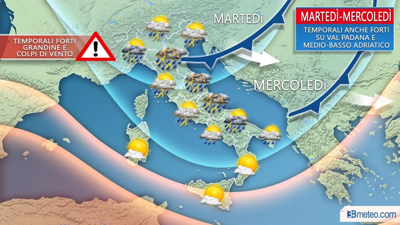 Meteo in Brianza, da martedì stop al grande caldo