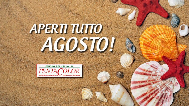 Imbiancare casa ad agosto, PentaColor è sempre aperto