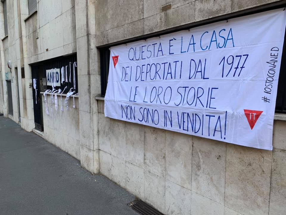 Multa per striscione di protesta: Ex deportati fanno ricorso al prefetto