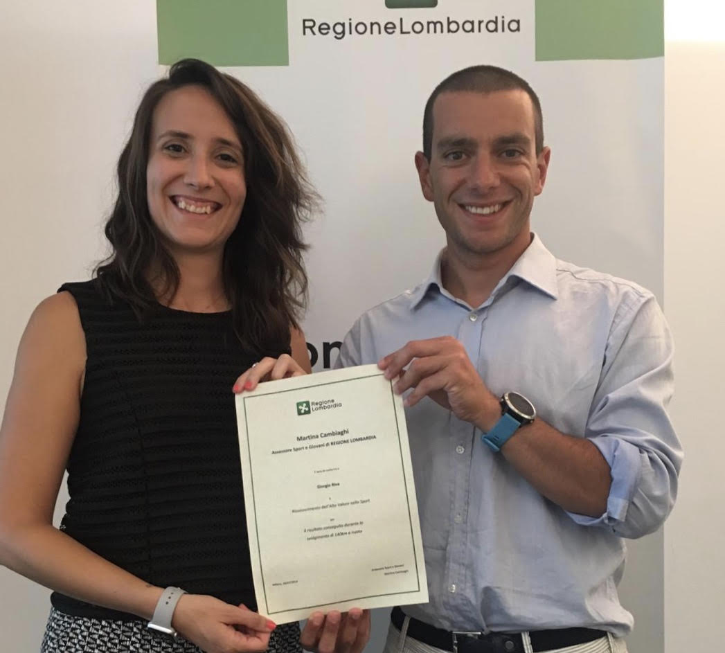 Carate Brianza, lo “squalo” del Lago di Como premiato in Regione