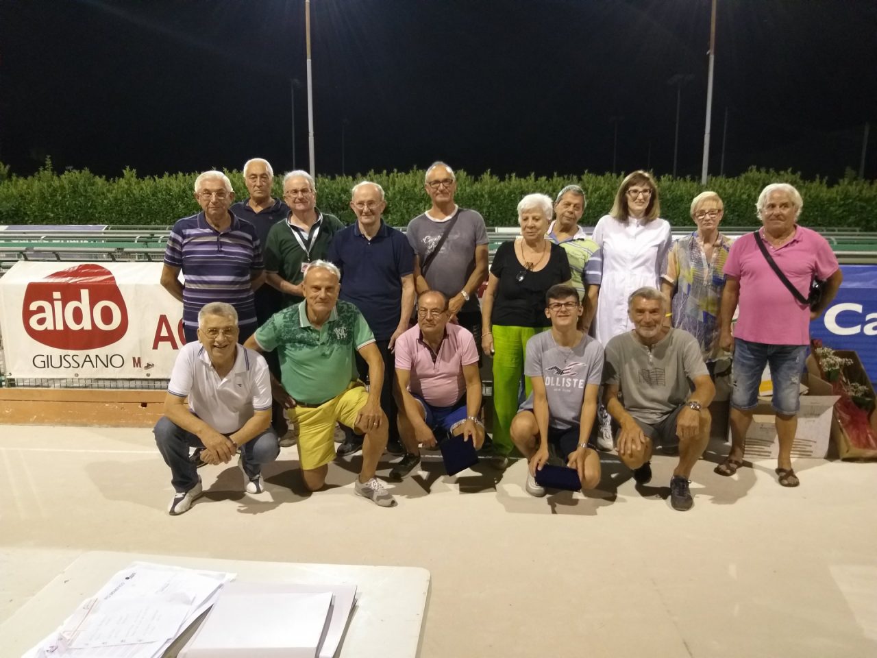 Giussano, i vincitori del torneo di bocce Aido