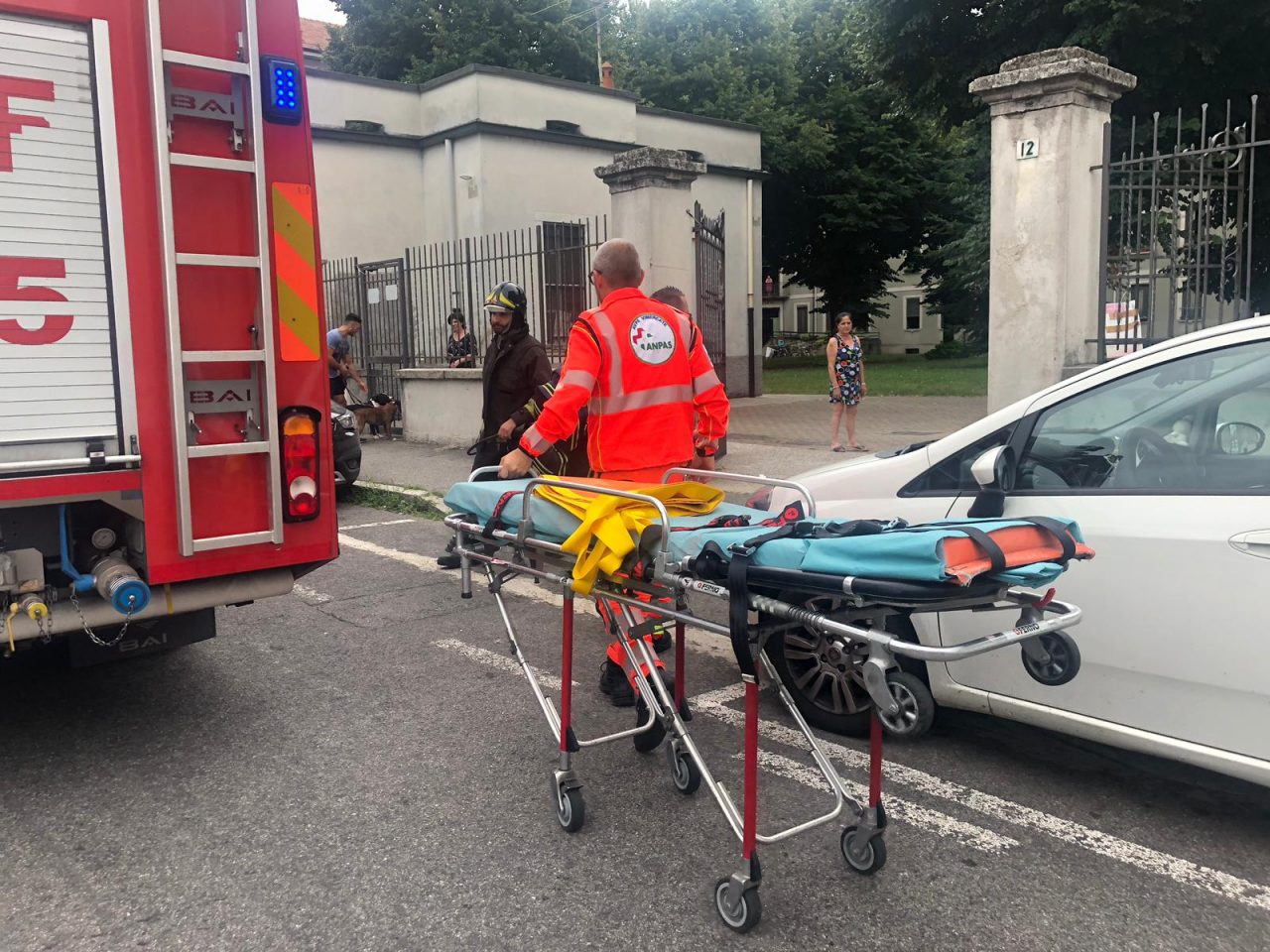 Incidente domestico per una 50enne trasportata al Pronto Soccorso per ustioni FOTO