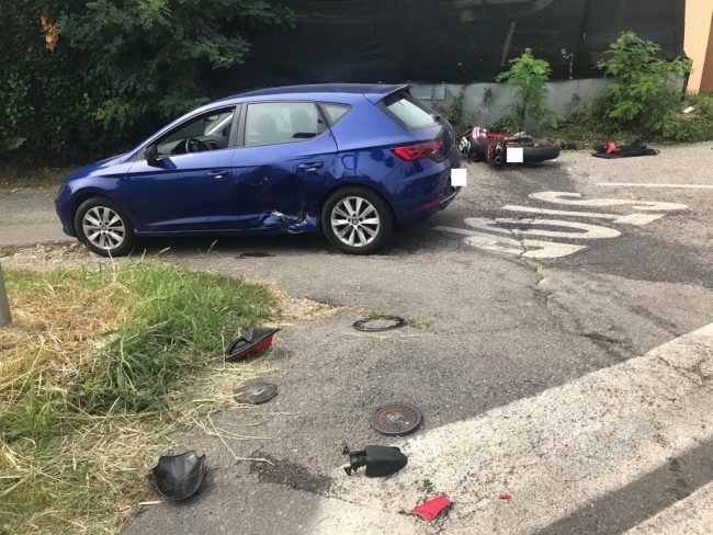 Non ce l’ha fatta il centauro coinvolto nello schianto auto moto. Muore a 33 anni