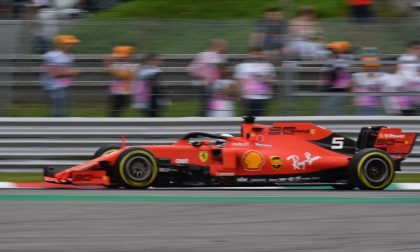 Gran premio a Monza - La Ferrari in pole position