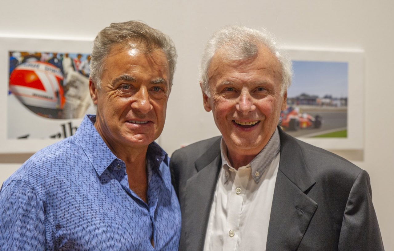 Anche Jean Alesi ad ammirare le foto di Ercole Colombo