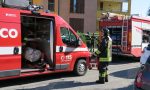 Paura a Carate per un incendio nelle cantine LE FOTO