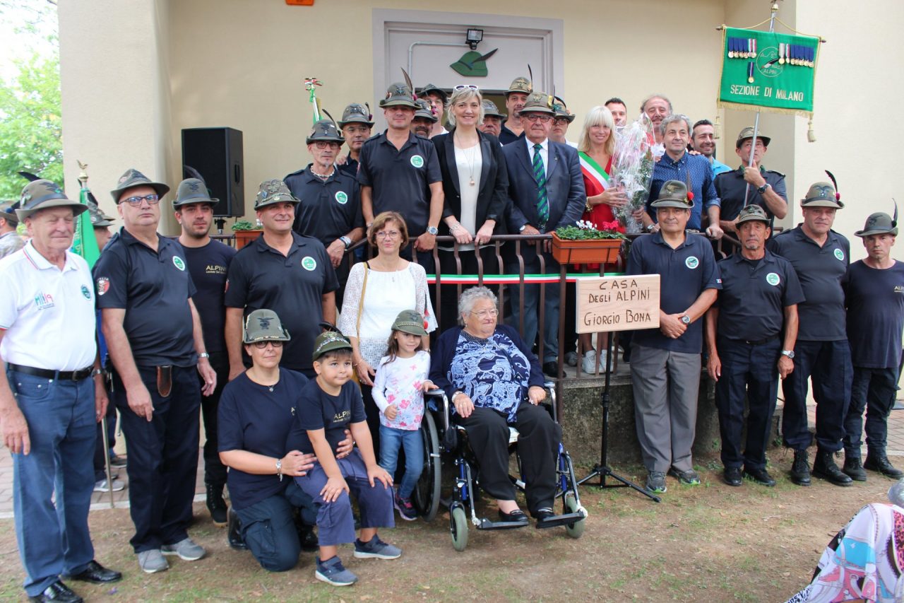 Inaugurata la casa degli alpini “Giorgio Bona” FOTO