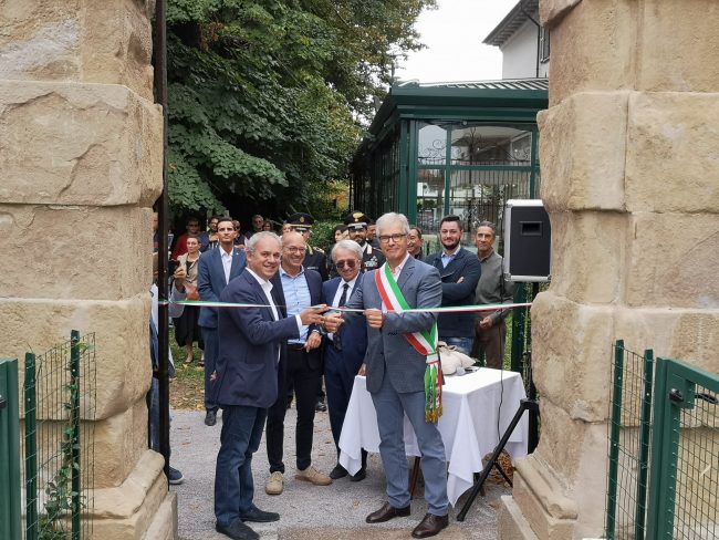 Cesano Maderno, inaugurazione nuova via di accesso al Giardino Arese Borromeo