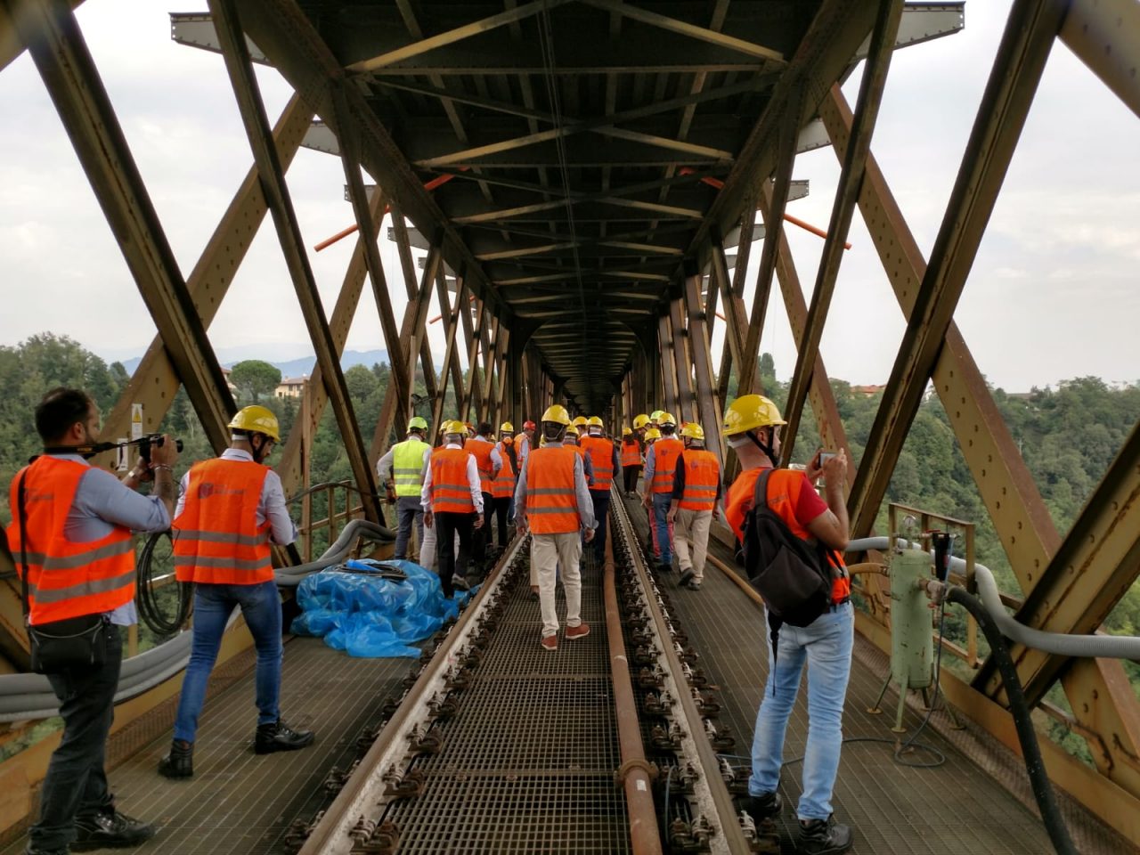 Si smontano i ponteggi: chiude il Ponte di Paderno