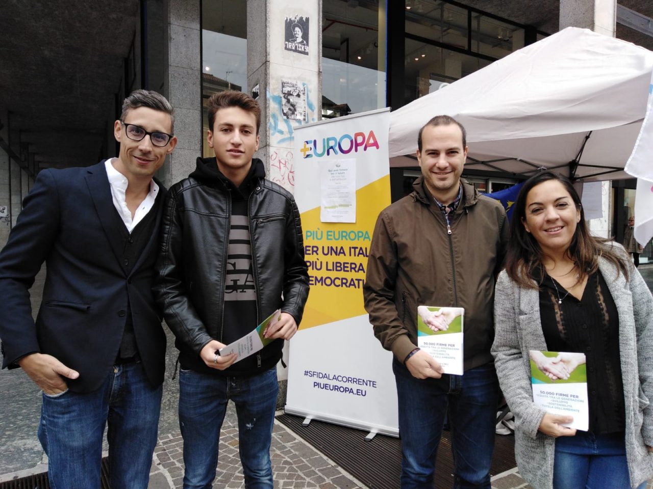 Più Europa a Monza per la campagna “Figli Costituenti”