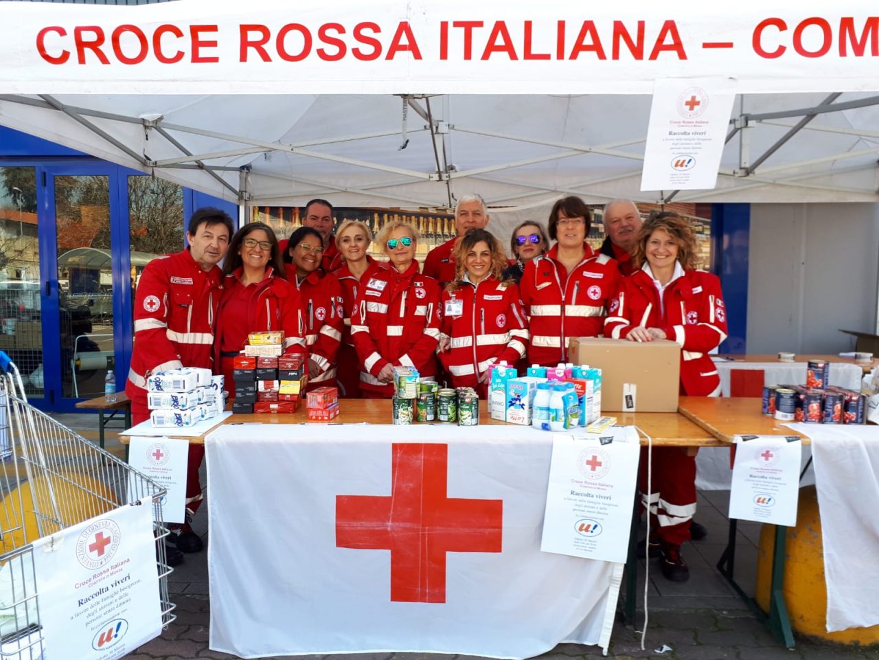 Croce Rossa: una raccolta viveri per le famiglie bisognose