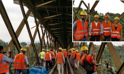 Ponte di Paderno, apertura ad auto e moto anticipata all'8 novembre FOTO E VIDEO