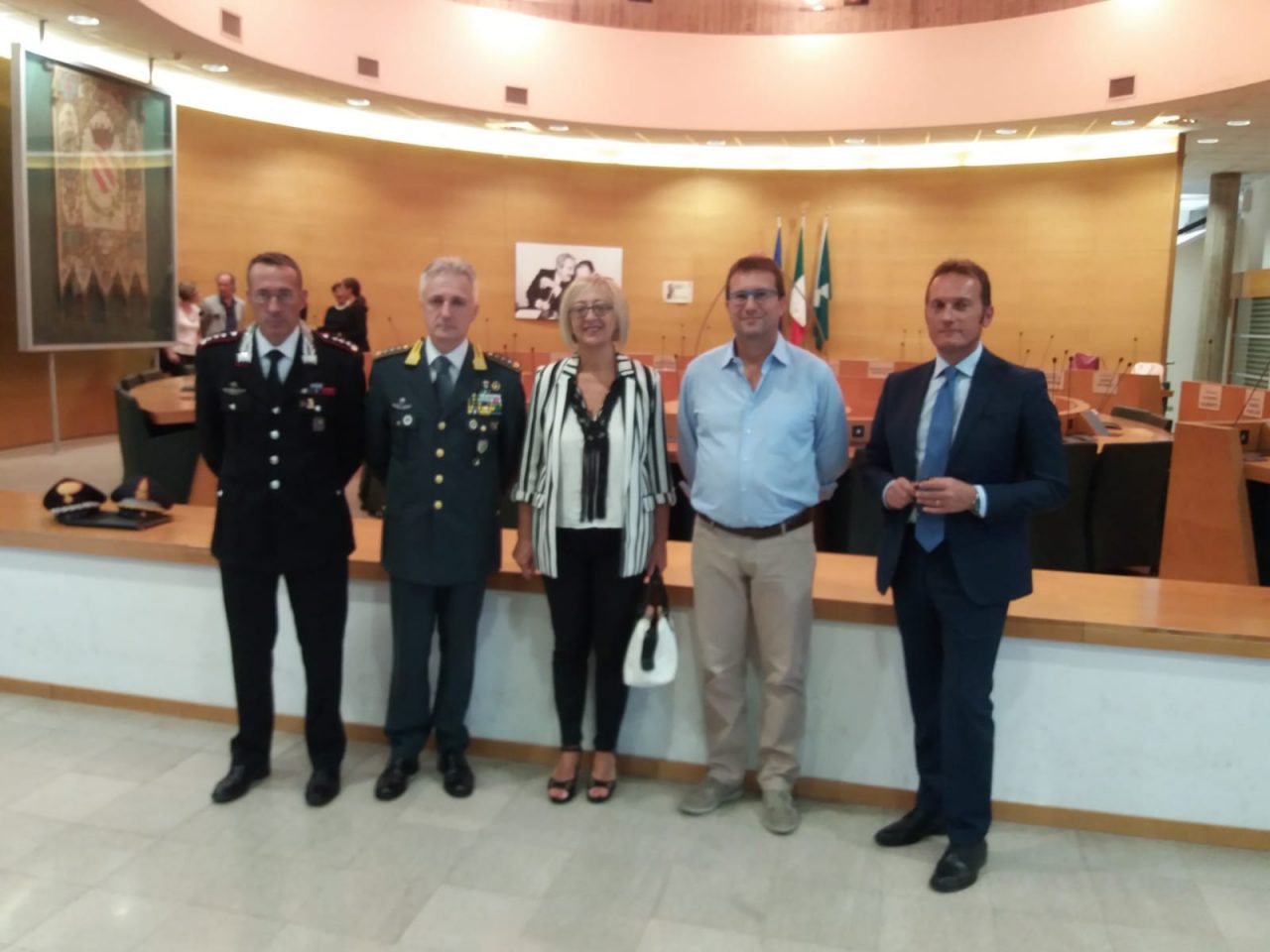 Il Prefetto in visita a Desio, tappa alla cava Molinara e alla villa sequestrata alla criminalità