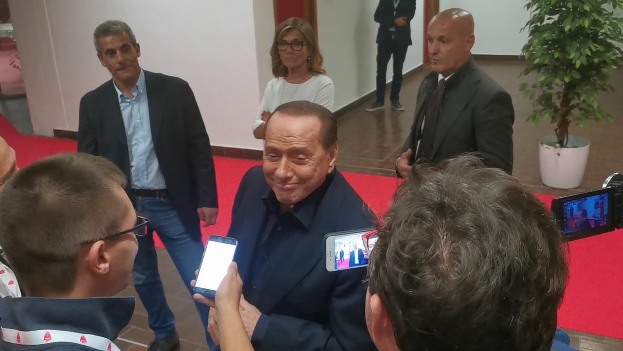 Monza-Pro Vercelli il dopo partita con Berlusconi, Brocchi e Lamanna