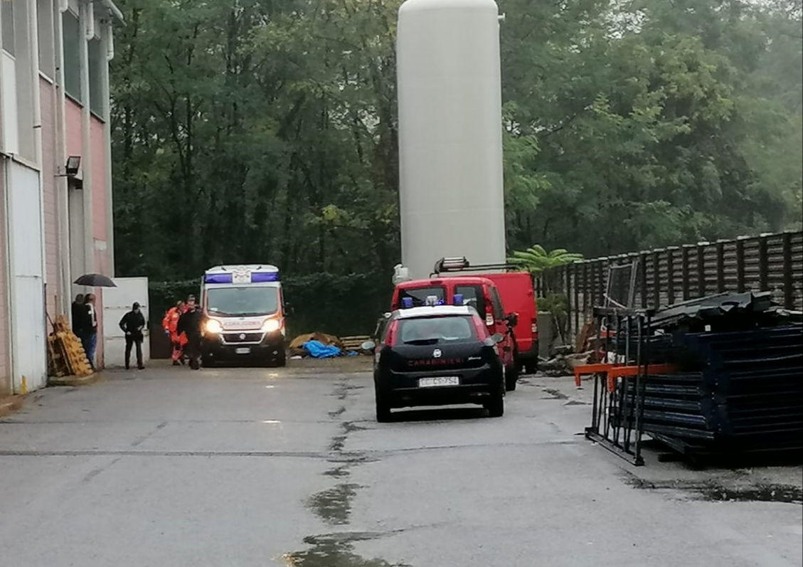 Incidente sul lavoro a Bellusco, operaio gravissimo VIDEO