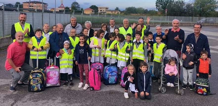 Pedibus coi nonni in occasione della loro festa