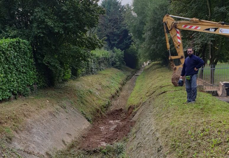 Rio Molgorana: quasi conclusi i lavori di pulitura