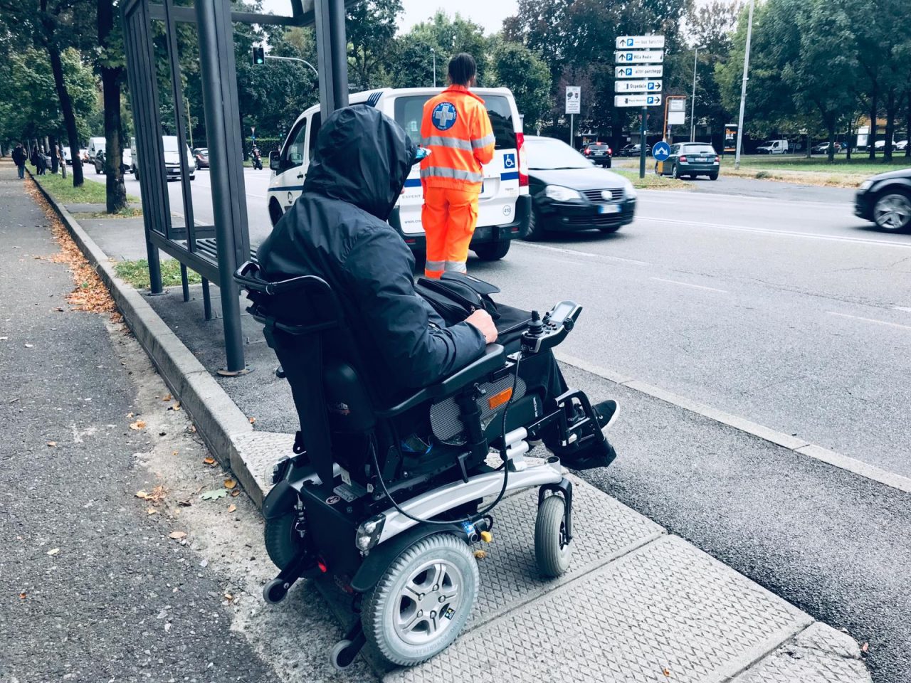 Disabile “salvato” dalla Polizia locale