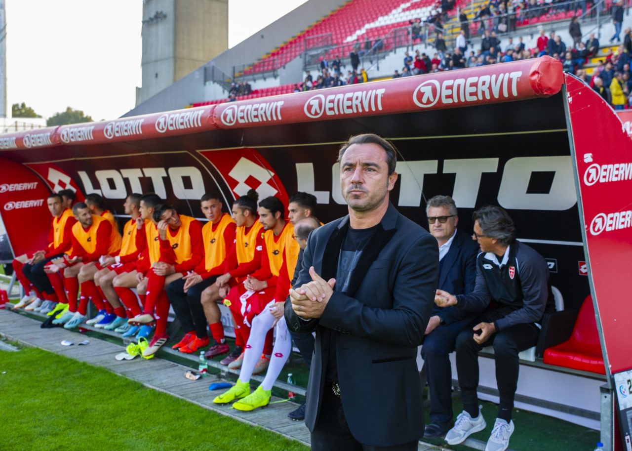 Monza-Albinoleffe il dopo partita: Brocchi, Zaffaroni, Lepore