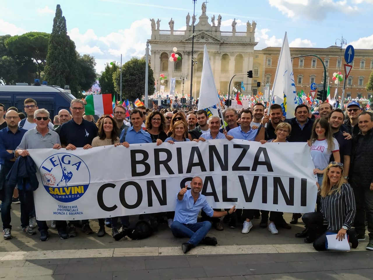Lega di Monza e Brianza alla manifestazione a Roma