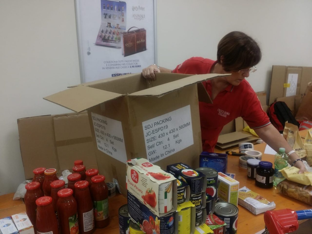 Un successo la raccolta alimentare della Croce Rossa