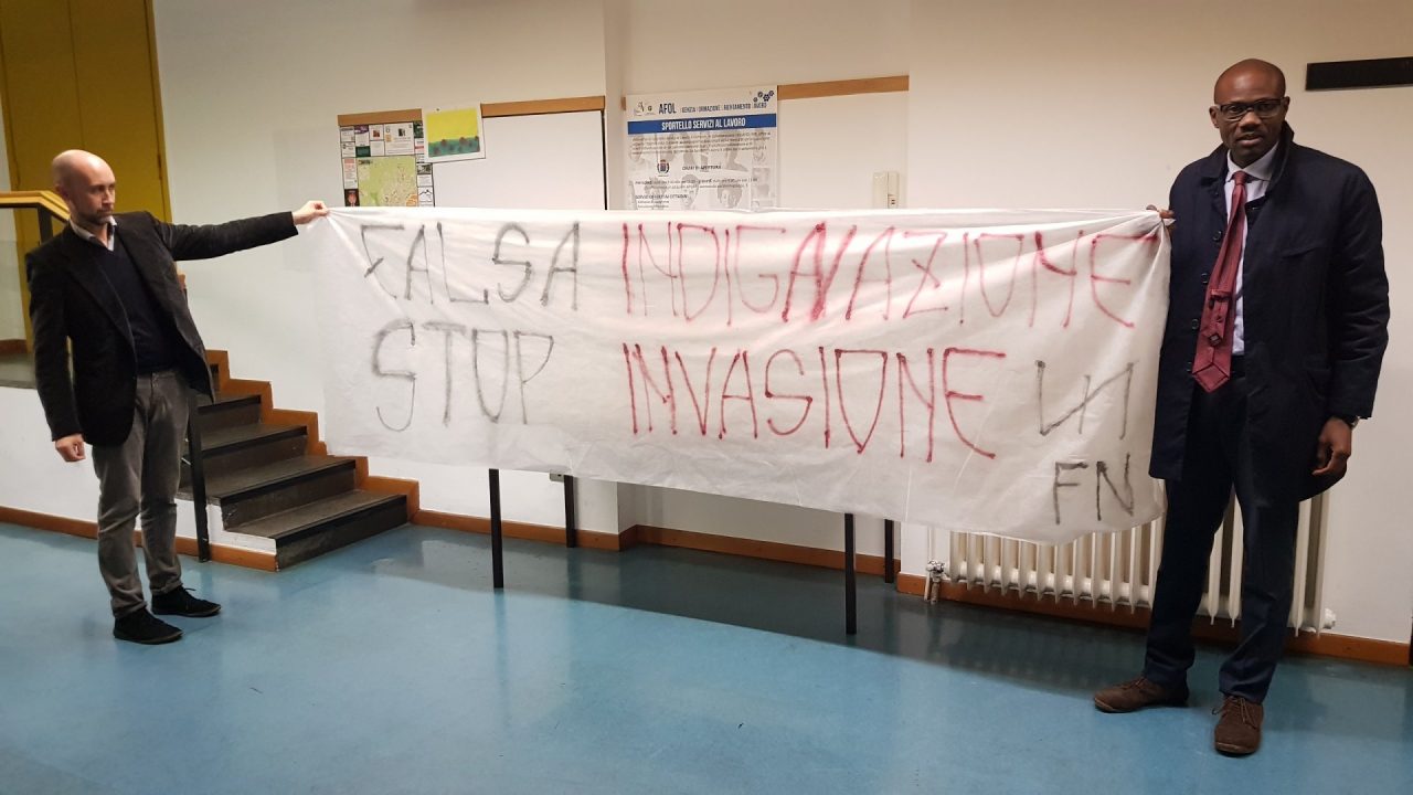 Arcore, Forza Nuova contro la commemorazione della caduta del muro di Berlino VIDEO