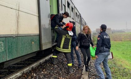 Paura sul treno a Treviglio per un principio d'incendio