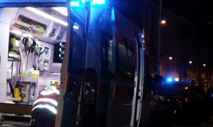 Scontro auto moto a Vedano: 48enne in ospedale SIRENE DI NOTTE