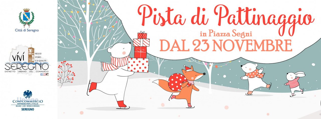 Seregno on ice, apre la pista di pattinaggio sul ghiaccio