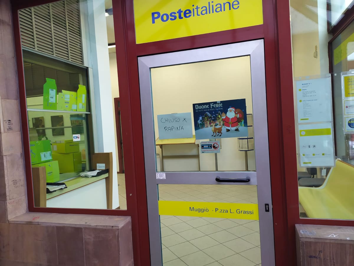 Tentata “rapina” in Posta, balordi messi in fuga