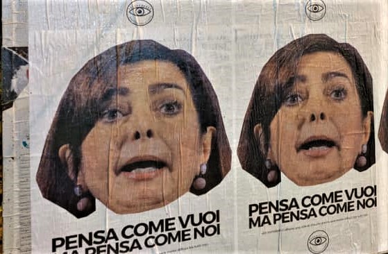 Anche a Seregno i manifesti contro l’onorevole Boldrini
