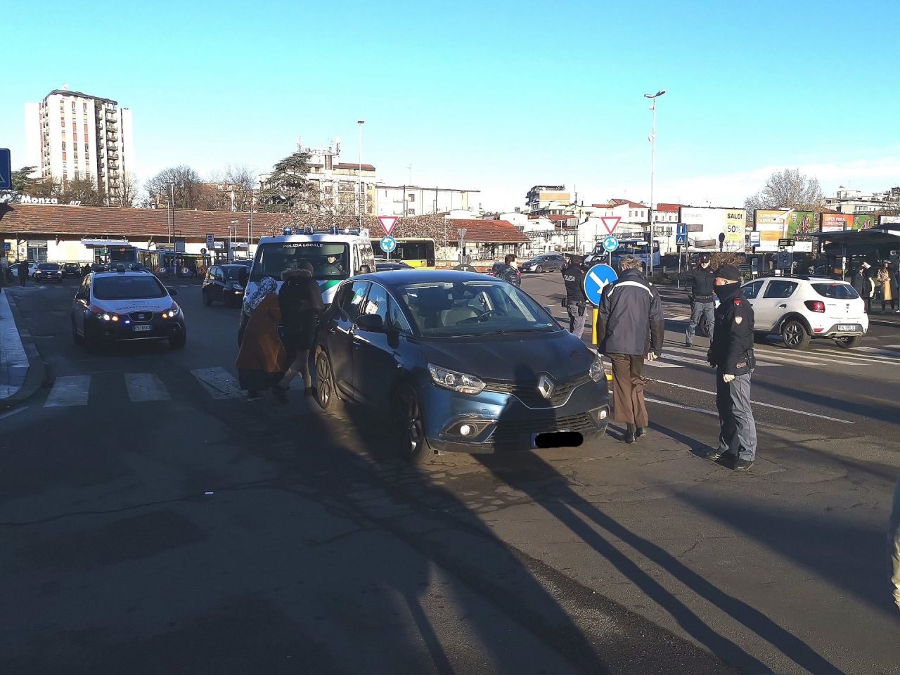 Investito 72enne, traffico in tilt