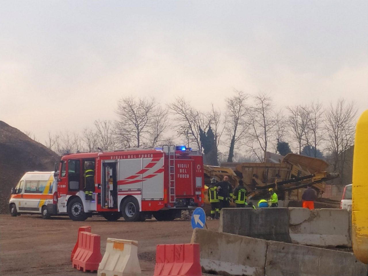 Desio: grave infortunio per un 47enne in un impianto lavorativo