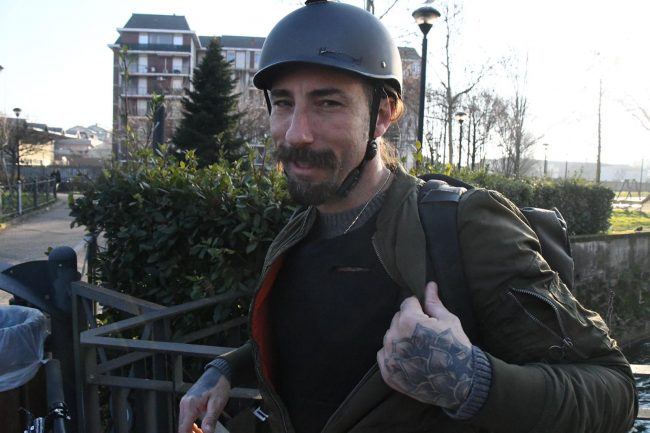 Brumotti dopo Monza in azione a Rozzano
