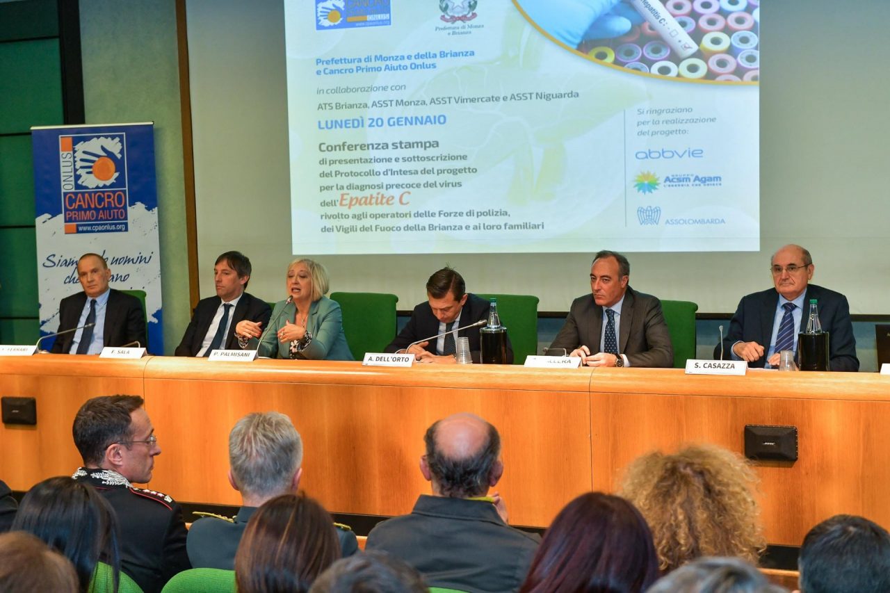 Epatite C screening gratuito forze dell'ordine