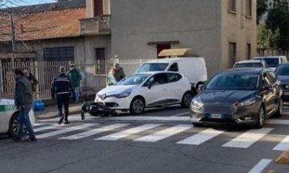 Tamponamento a catena a Meda, in due finiscono in ospedale FOTO