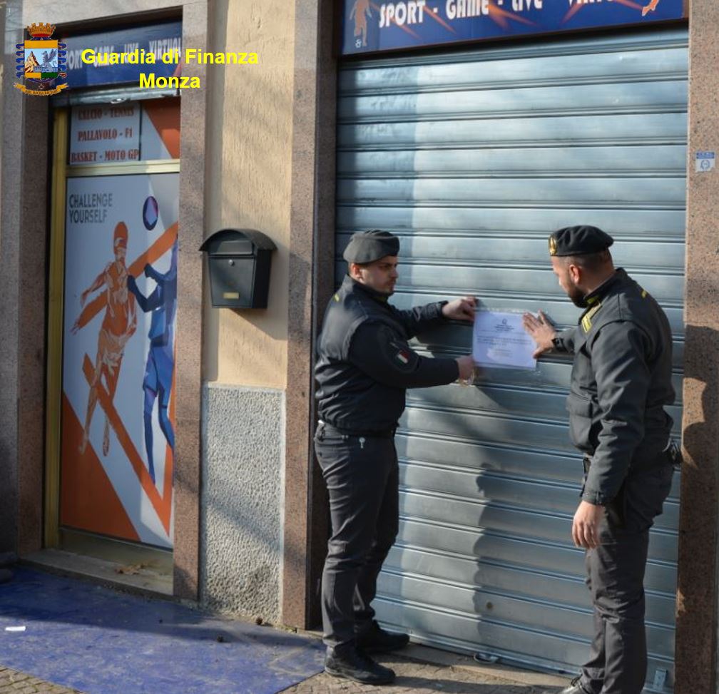 Scoperta e sequestrata a Desio una sala scommesse abusiva