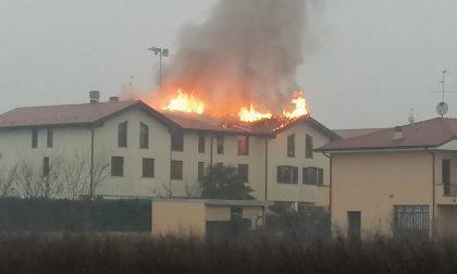 Busnago, villetta in fiamme in via Volta VIDEO