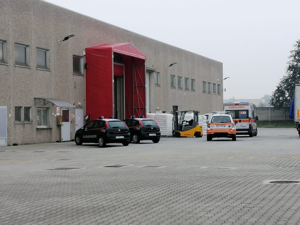 Altro infortunio sul lavoro: 51enne soccorso a Ornago