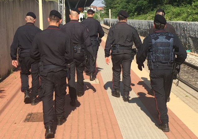 Maxi operazione dei Carabinieri nel bosco della droga