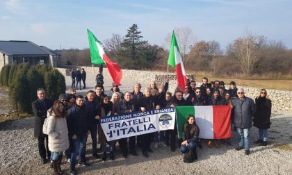 Fratelli d'Italia MB alla Foiba di Basovizza FOTO
