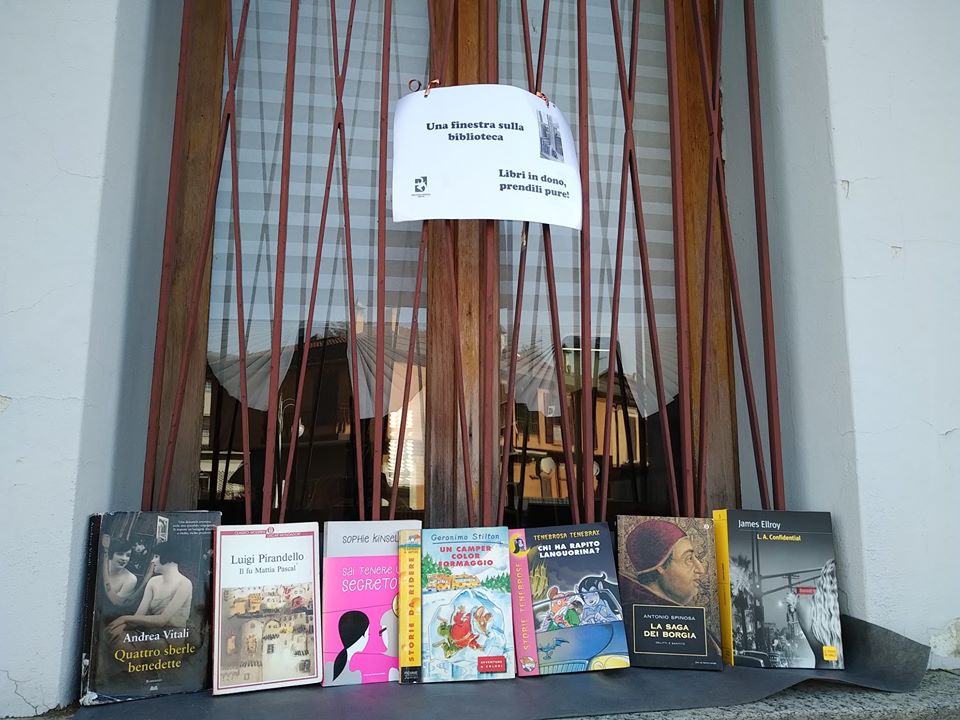 Roncello, una finestra sulla biblioteca… contro il Coronavirus