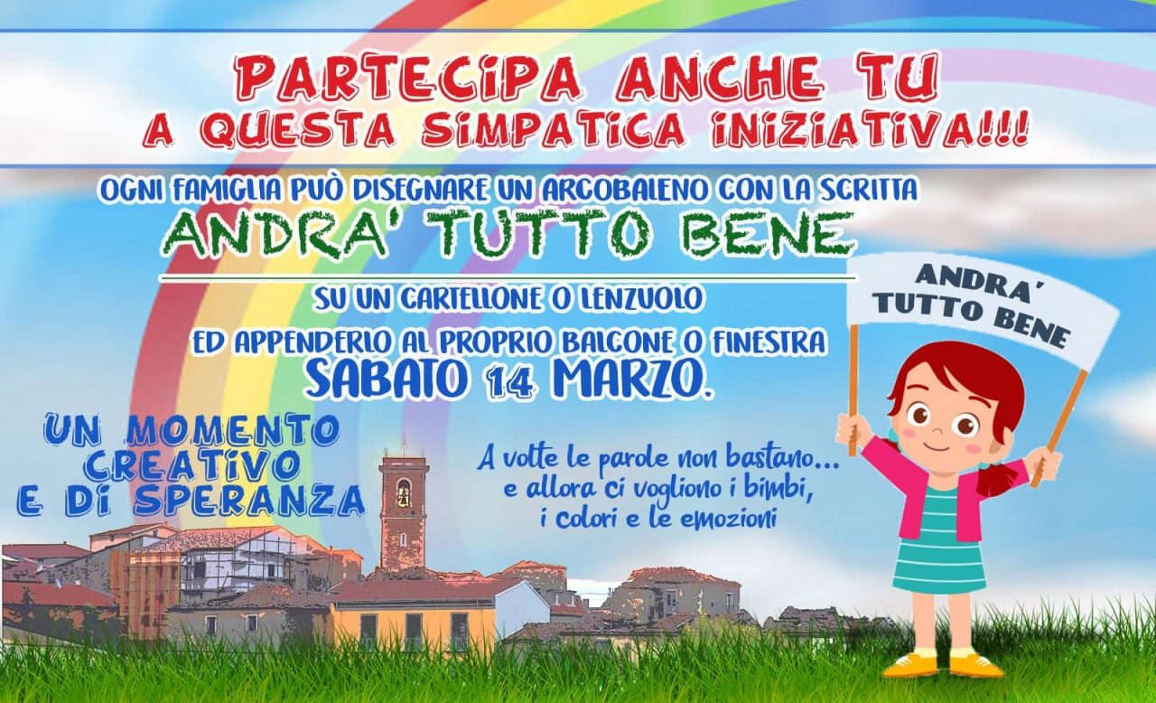 Coronavirus, l’arcobaleno dei bimbi per scacciarlo